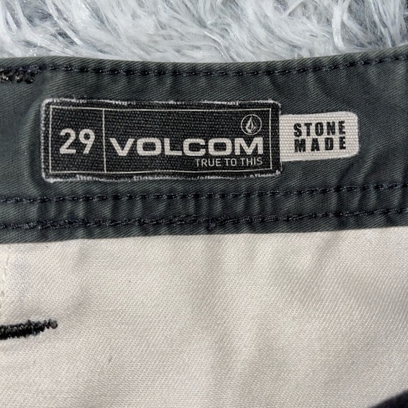 VOLCOM Men’s pants olive green size 29 - Picture 4 of 10